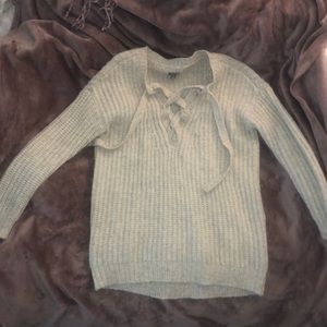 aerie criss-crossed sweater